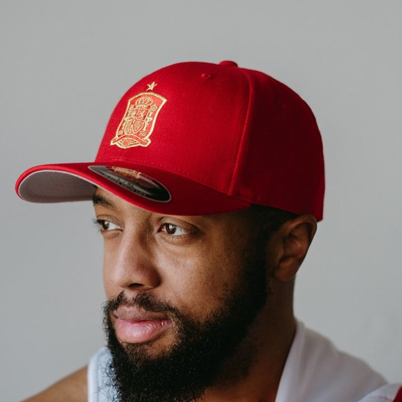 Spain Futbol National Soccer Team Fitted Cap Espana Euro Cup Hat L/XL - Picture 3 of 5